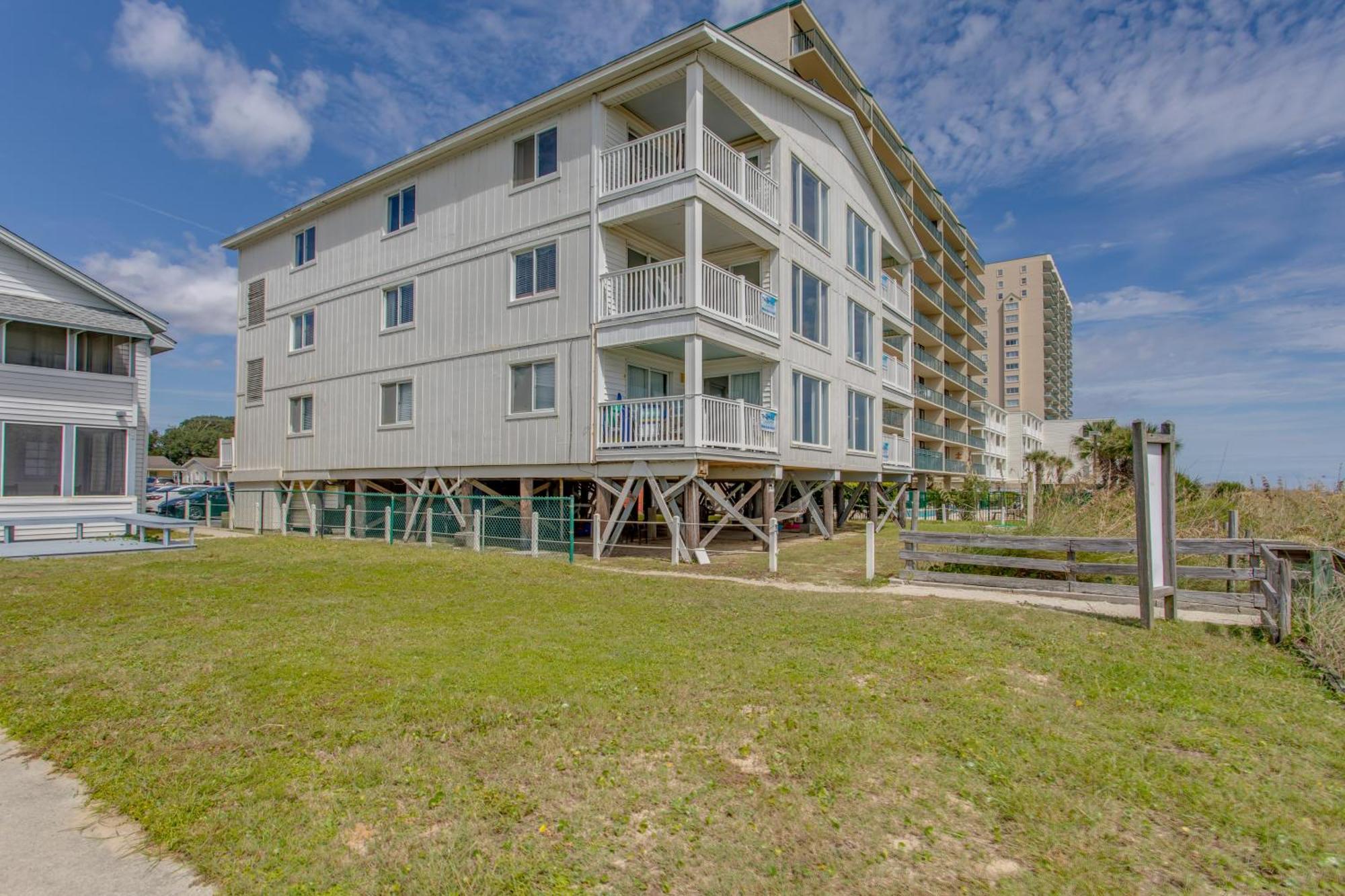 Sunny Windy Hill Beachfront Condo With Private Patio Мертл-Біч Екстер'єр фото