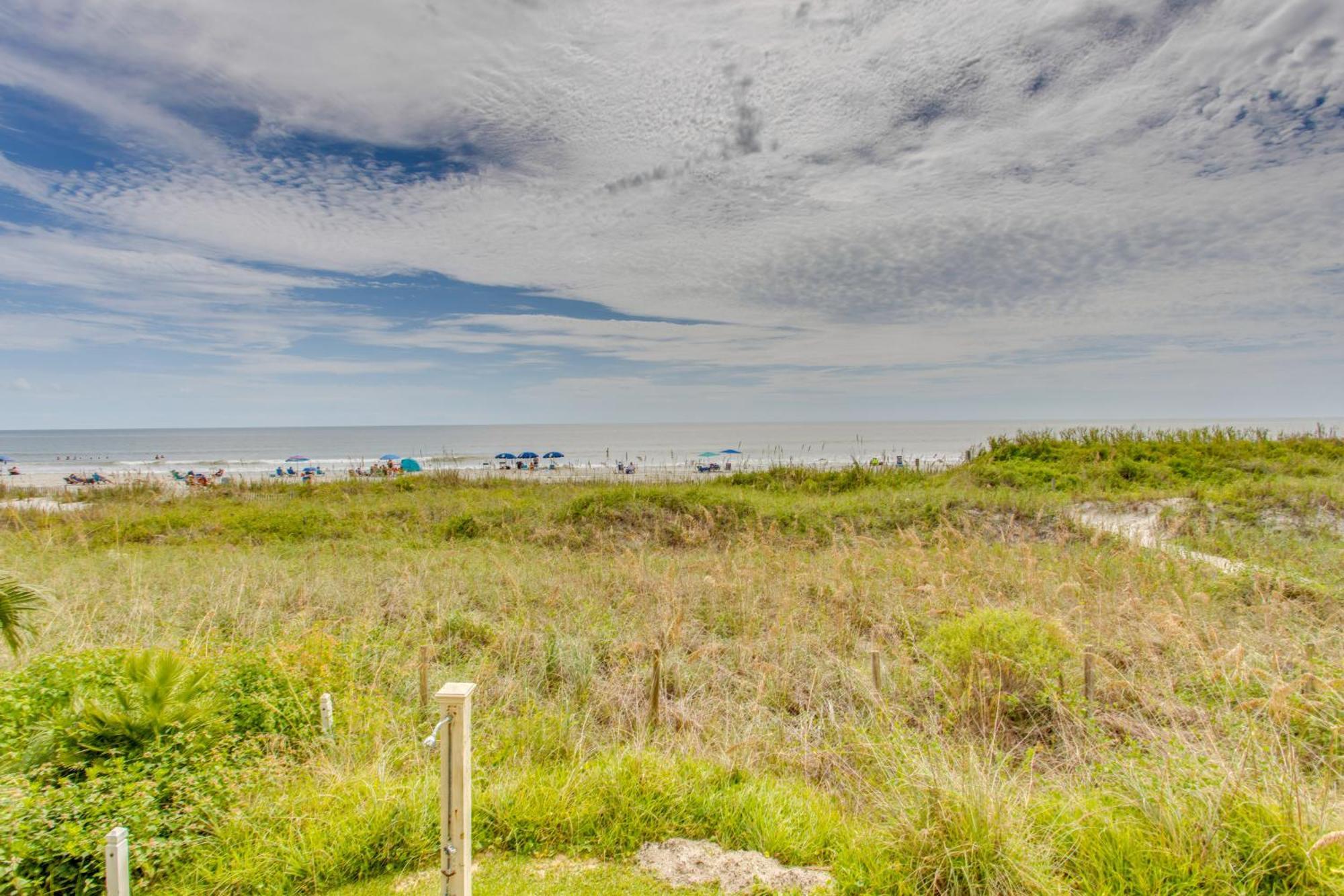 Sunny Windy Hill Beachfront Condo With Private Patio Мертл-Біч Екстер'єр фото